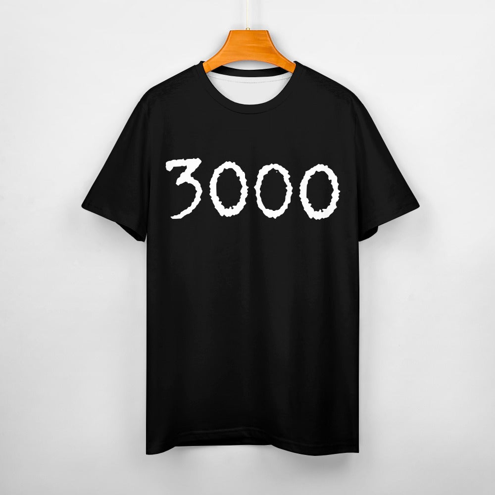 3000 Women's 100% Cotton T-Shirt - Black
