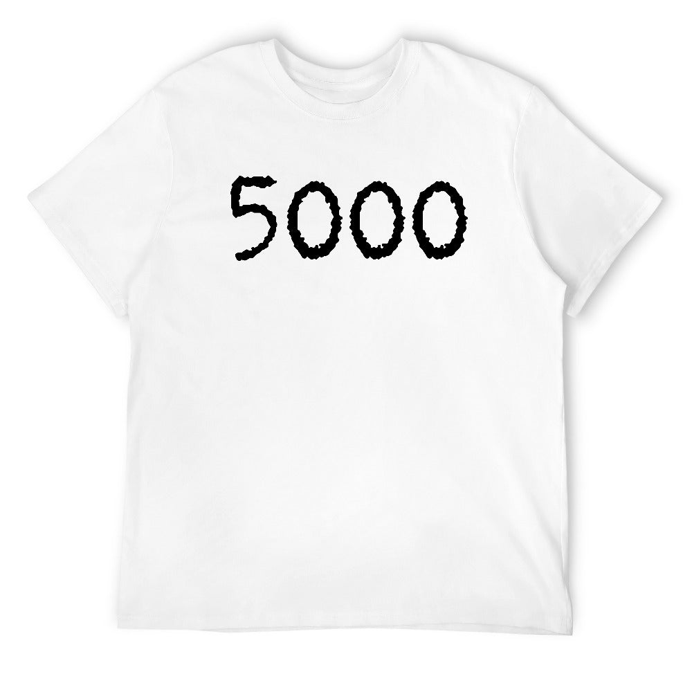 5000 Men's T-shirt 100% cotton - White