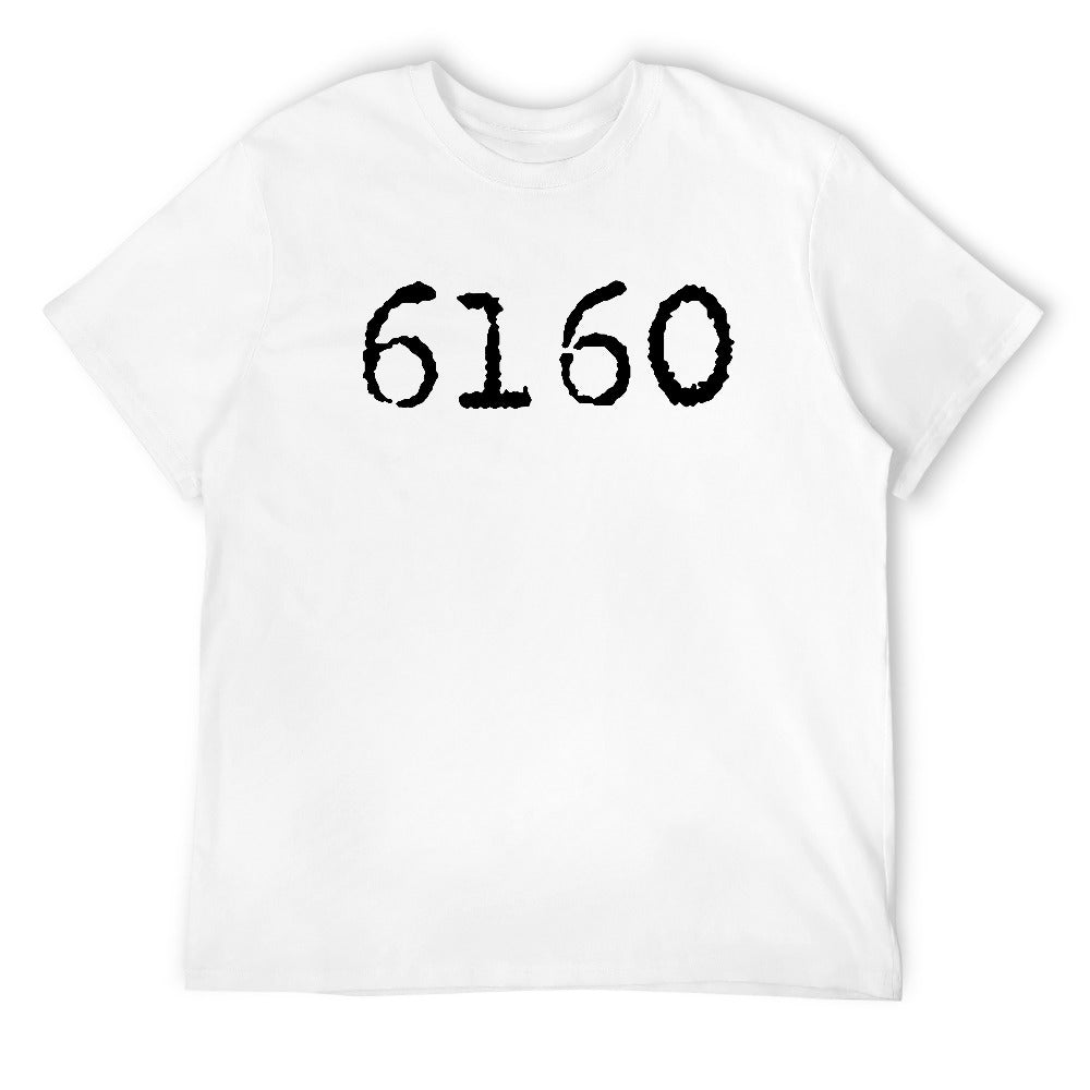 6160 Men's T-shirt 100% cotton - White
