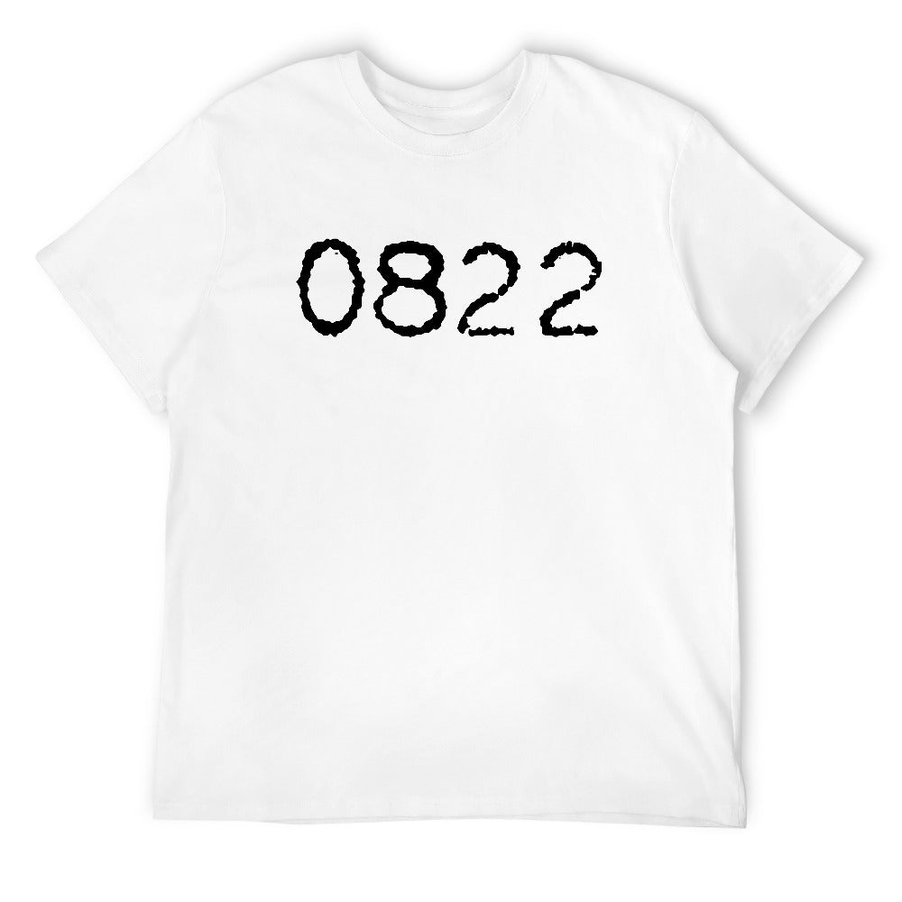 0822 Men's T-shirt 100% cotton - White