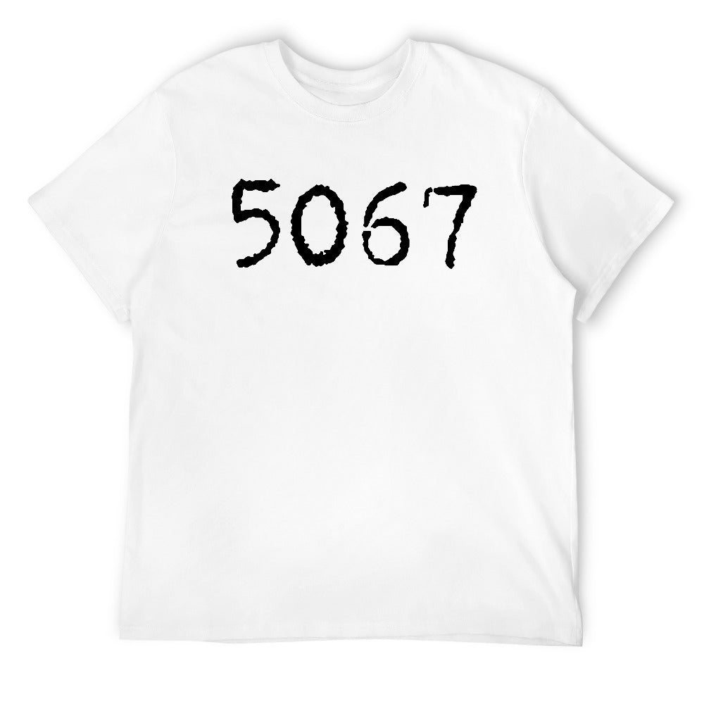 5067 Men's T-shirt 100% cotton - White