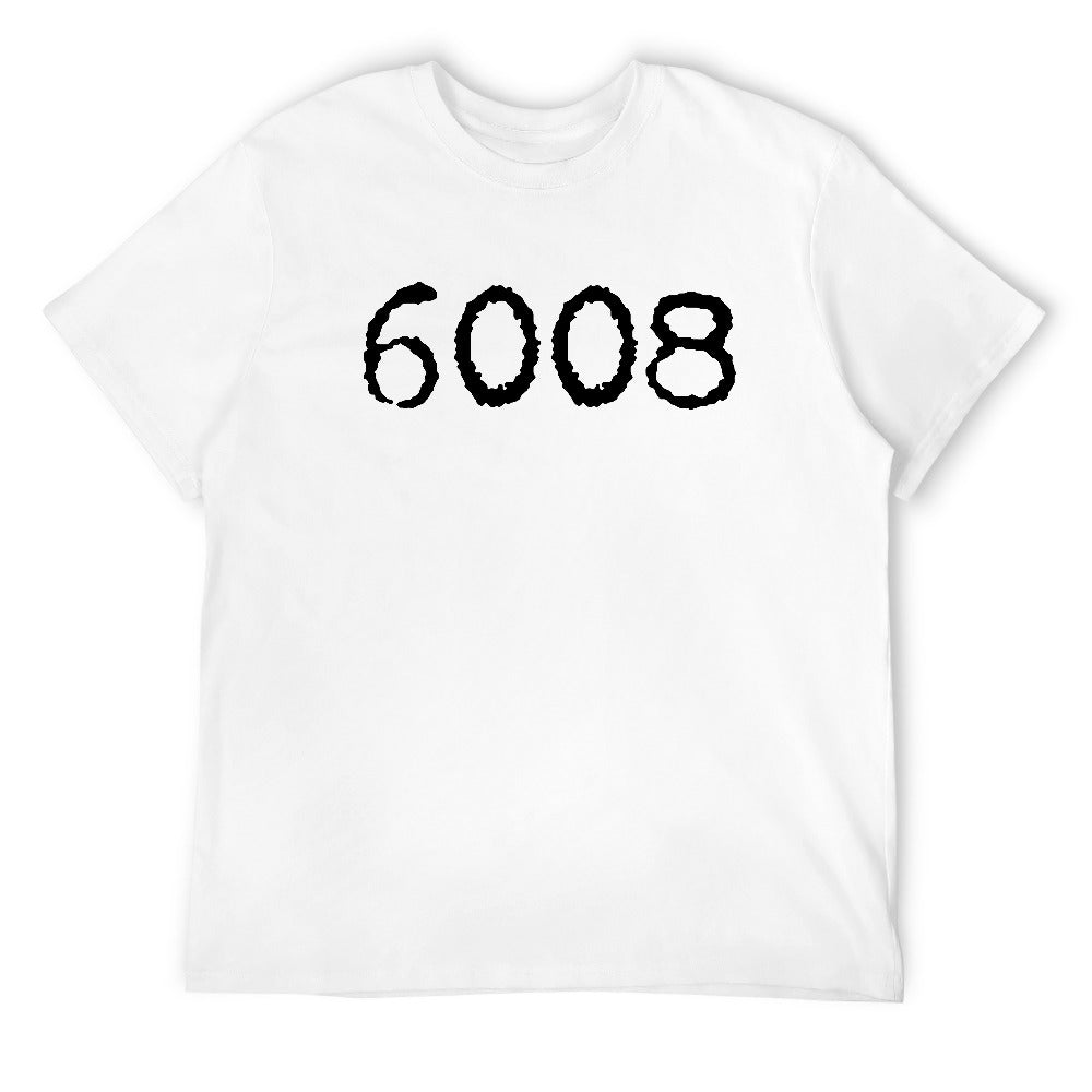 6008 Men's T-shirt 100% cotton - White