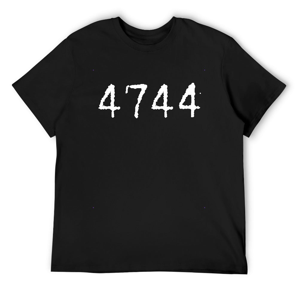 4744 Men's T-shirt 100% cotton - Black