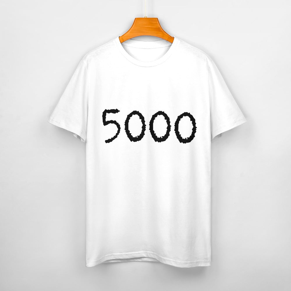 5000 Women's 100% Cotton T-Shirt - White