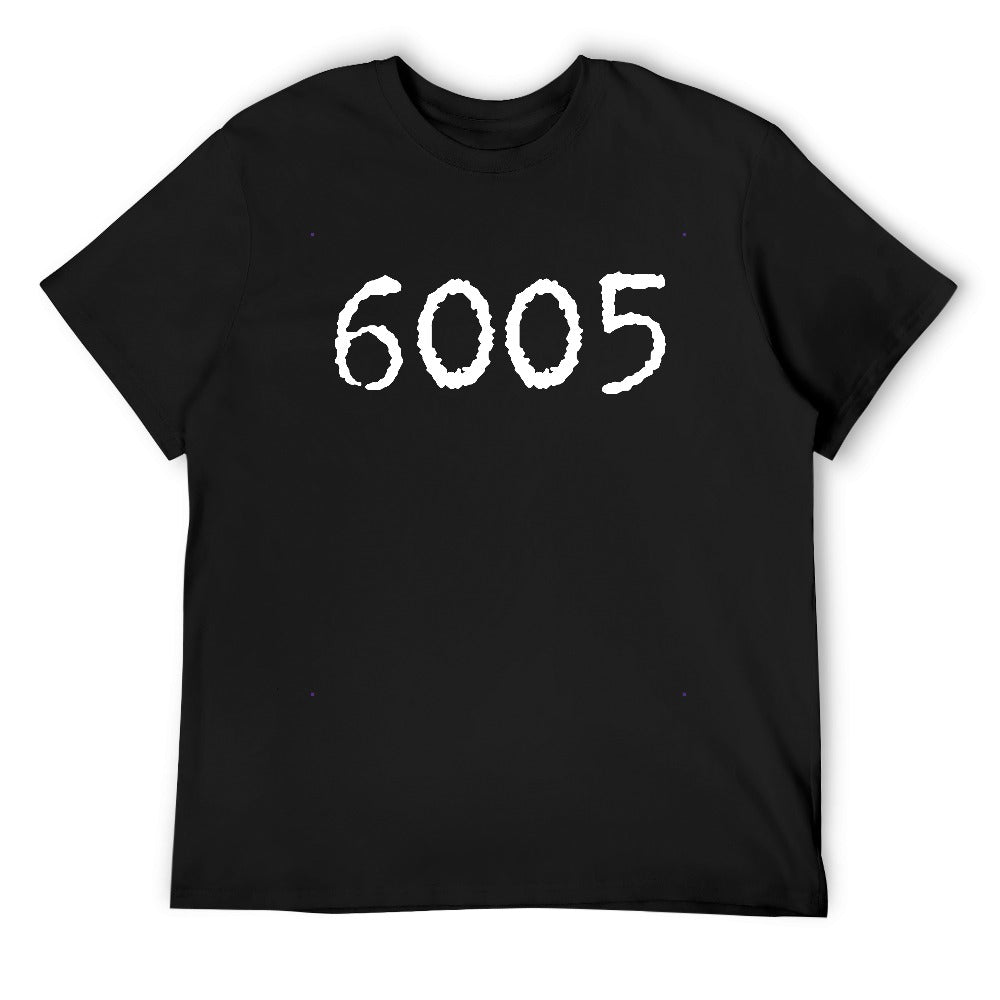 6005 Men's T-shirt 100% cotton - Black