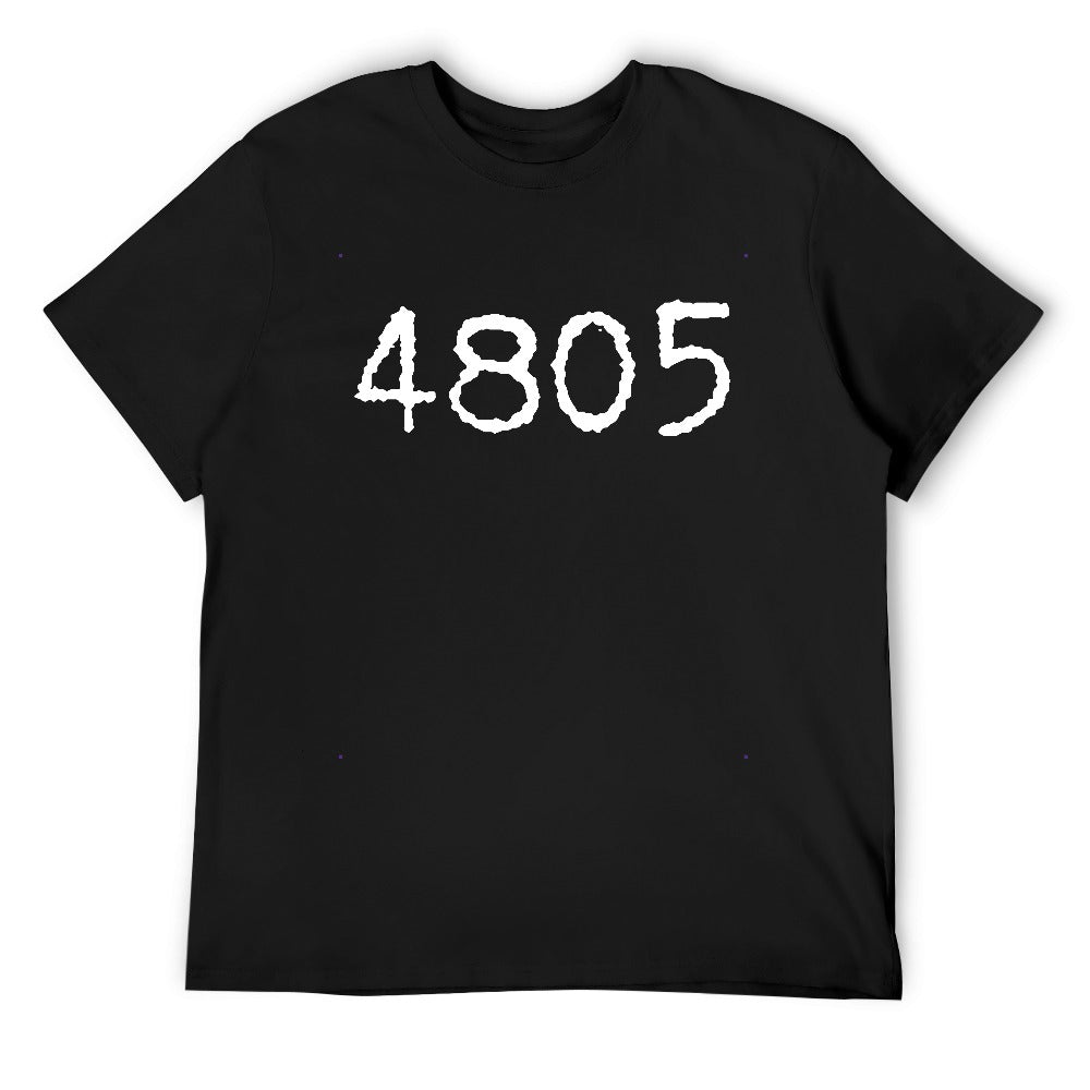 4805 Men's T-shirt 100% cotton - Black
