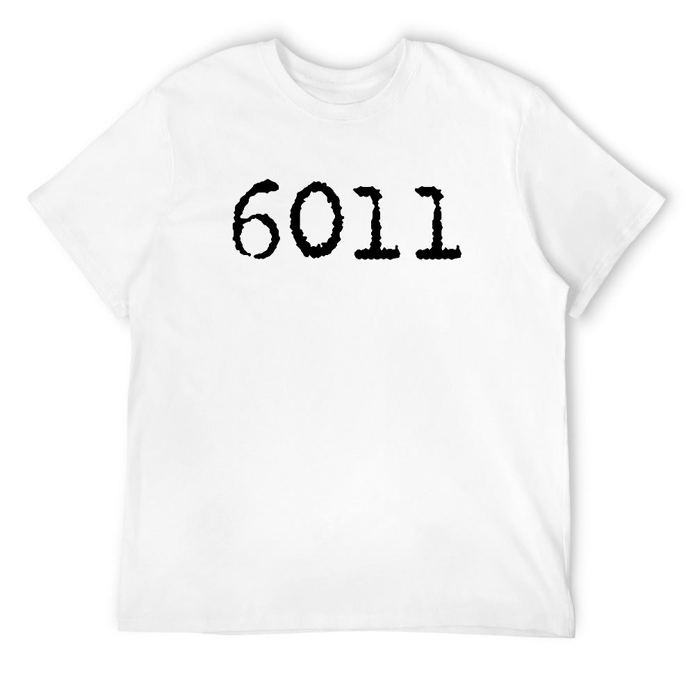6011 Men's T-shirt 100% cotton - White