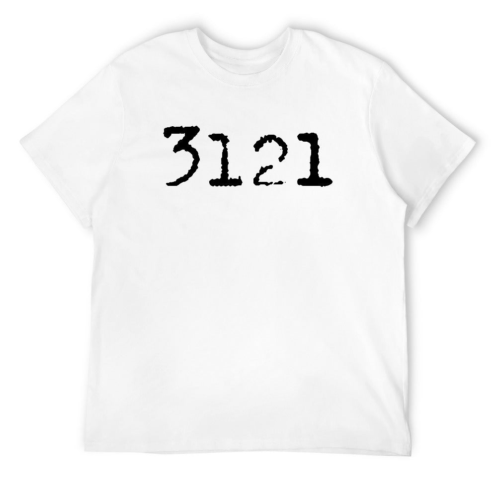 3121 Men's T-shirt 100% cotton - White