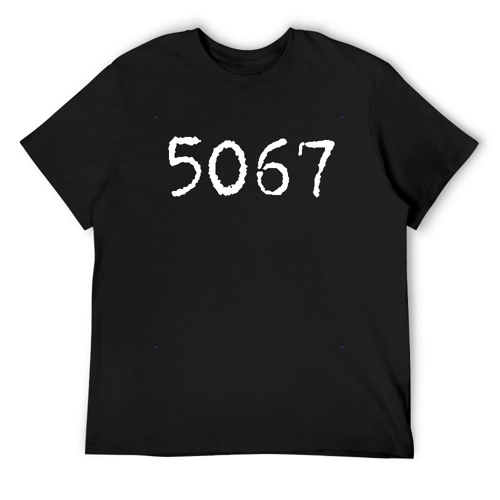 5067 Men's T-shirt 100% cotton - Black