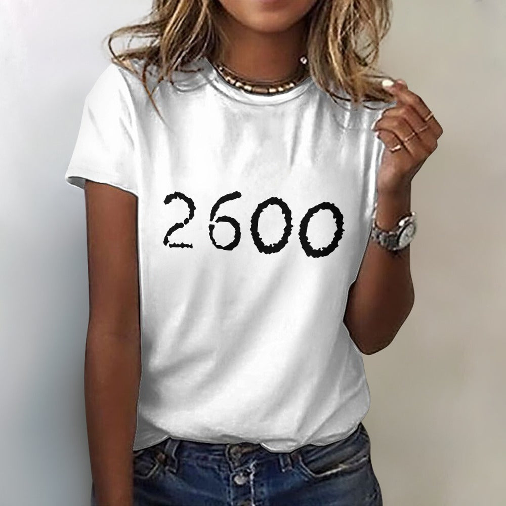 2600 Women's 100% Cotton T-Shirt - White
