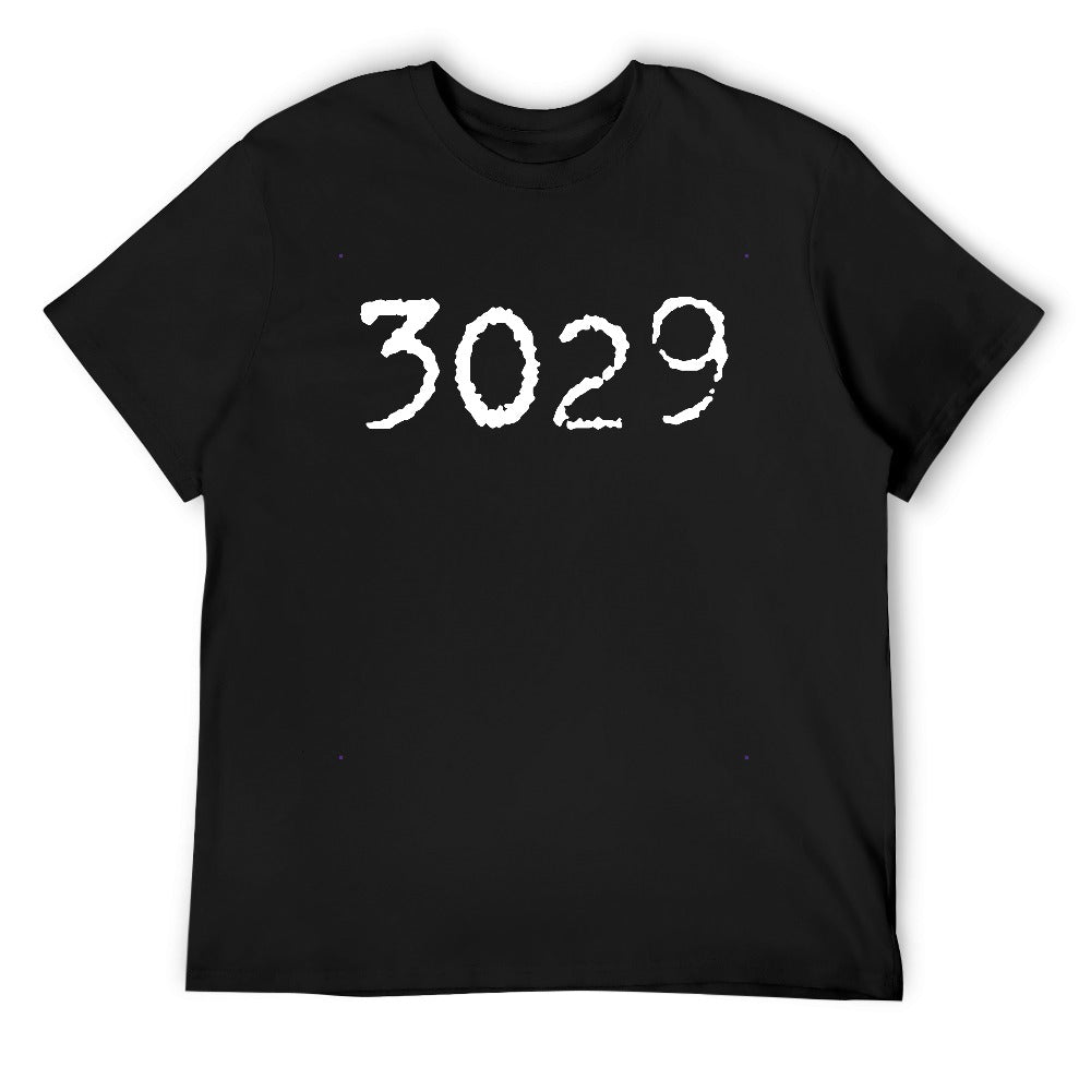 3029 Men's T-shirt 100% cotton - Black