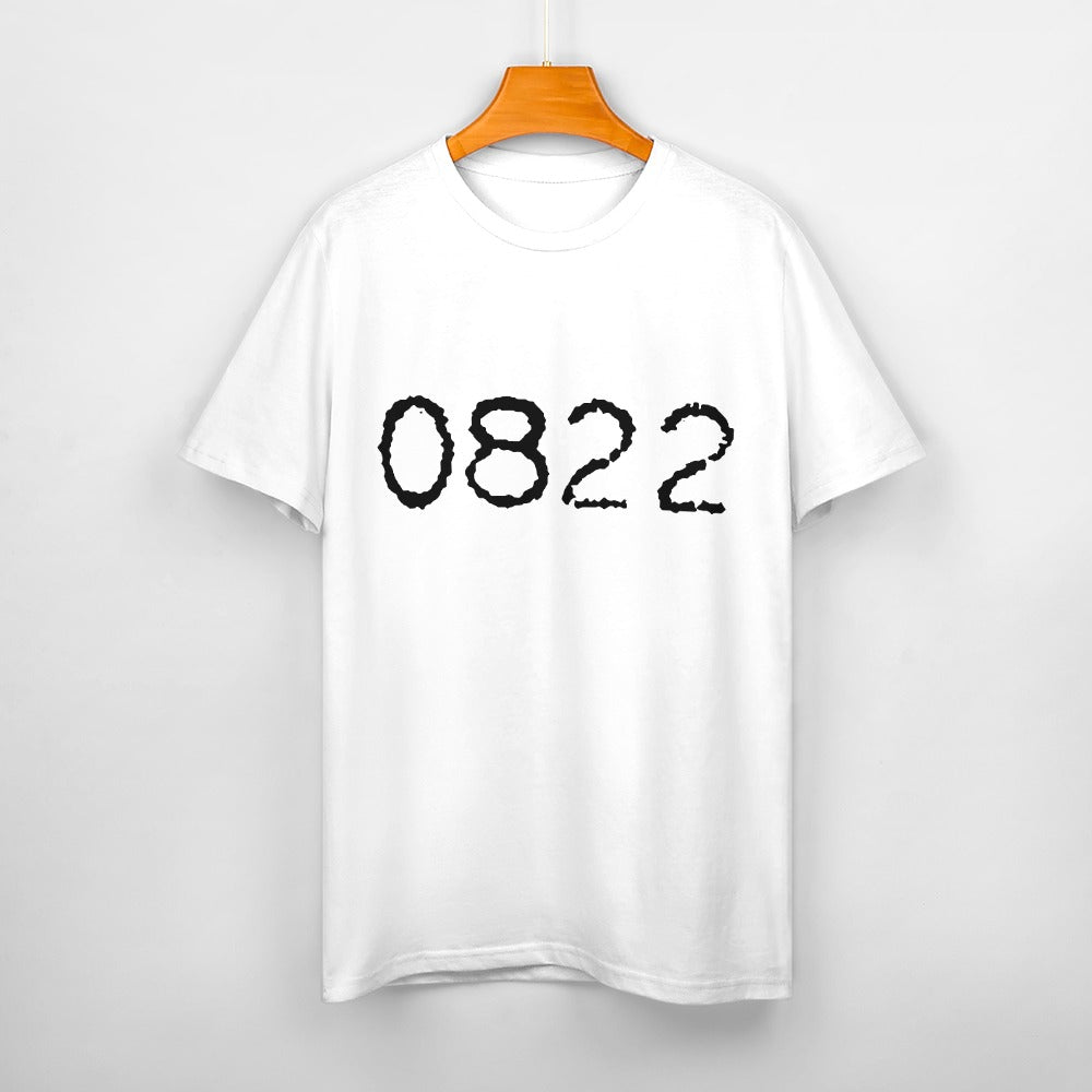 0822 Women's 100% Cotton T-Shirt - White