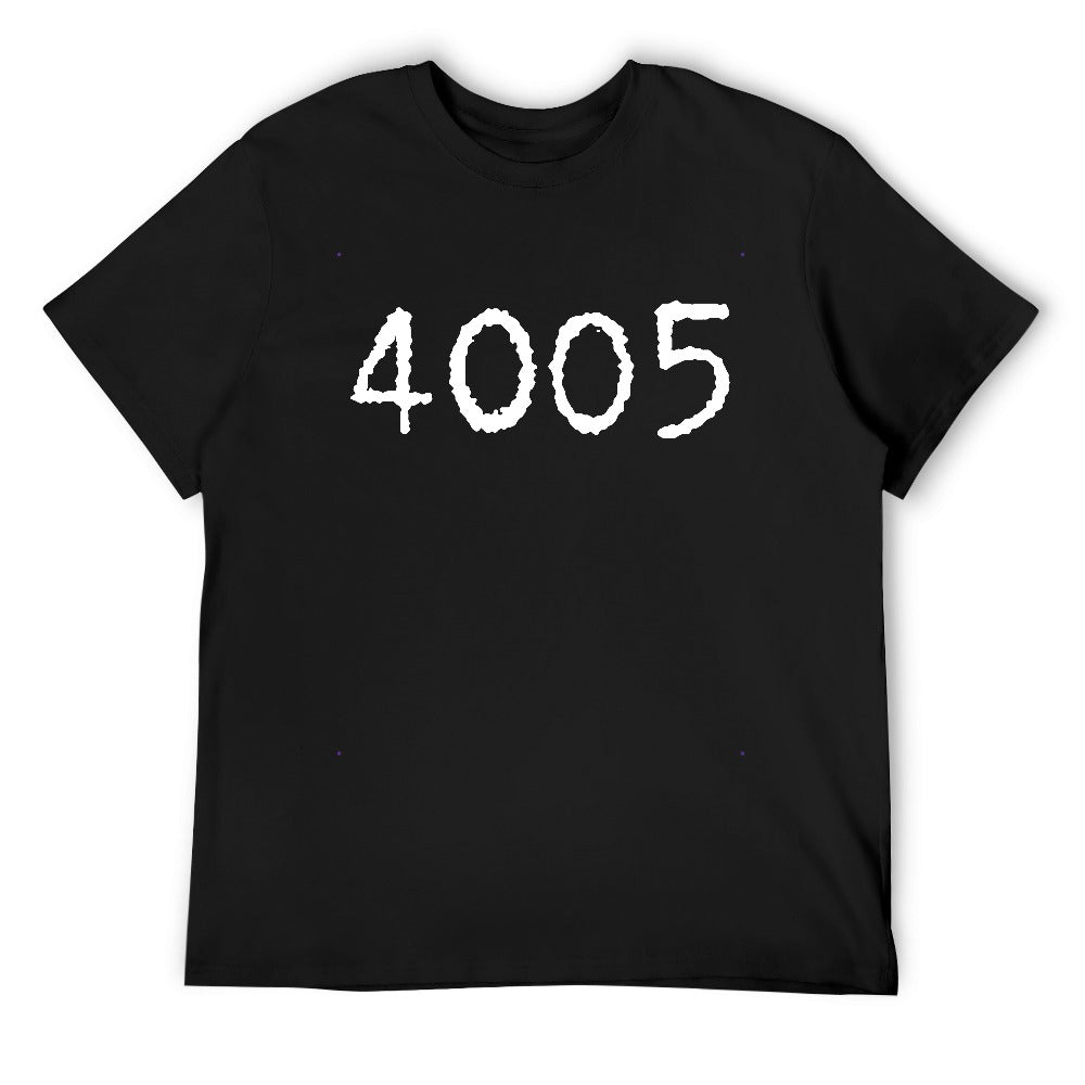 4005 Men's T-shirt 100% cotton - Black