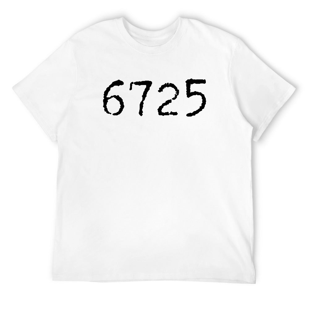 6725 Men's T-shirt 100% cotton - White