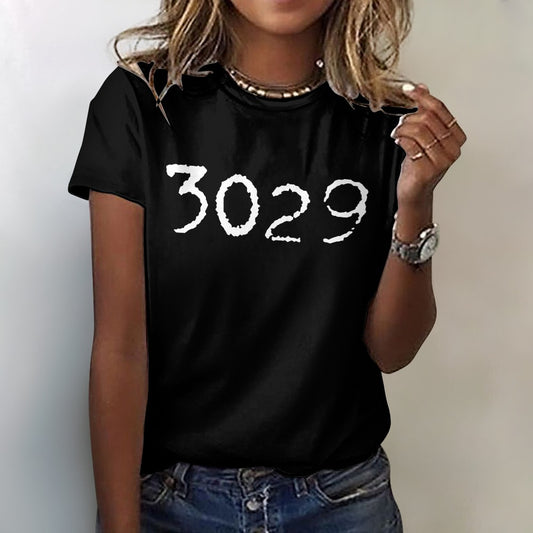 3029 Women's 100% Cotton T-Shirt - Black