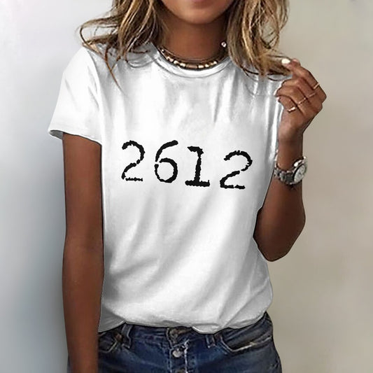 2612 Women's 100% Cotton T-Shirt - White
