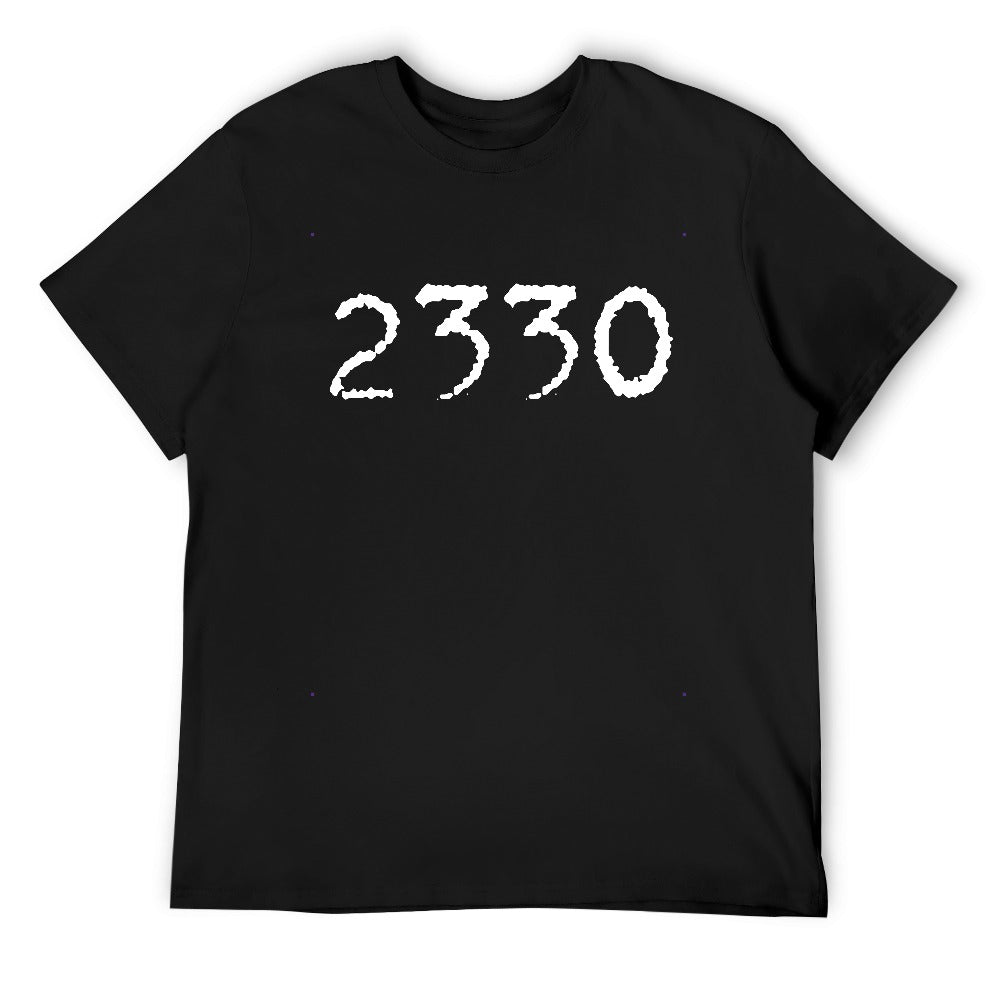 2330 Men's T-shirt 100% cotton - Black