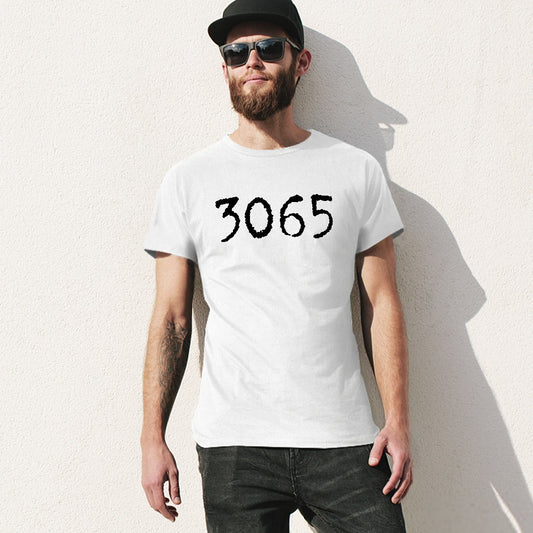 3065 Men's T-shirt 100% cotton - White