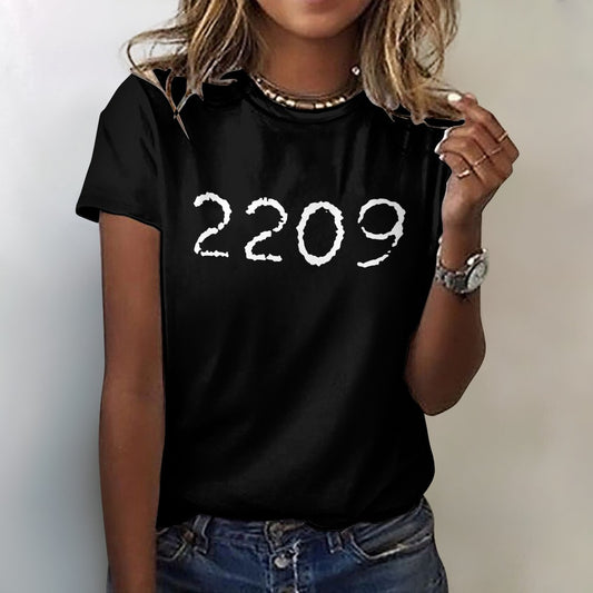 2209 Women's 100% Cotton T-Shirt - Black