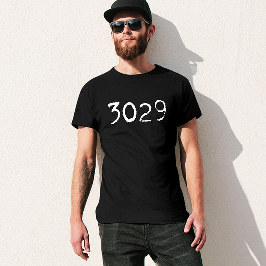 3029 Men's T-shirt 100% cotton - Black
