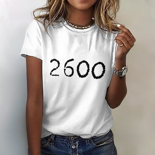 2600 Women's 100% Cotton T-Shirt - White