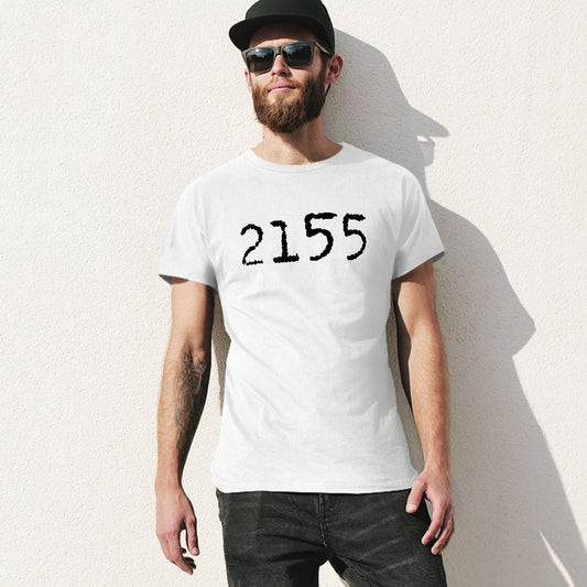 2155 Men's T-shirt 100% cotton - White