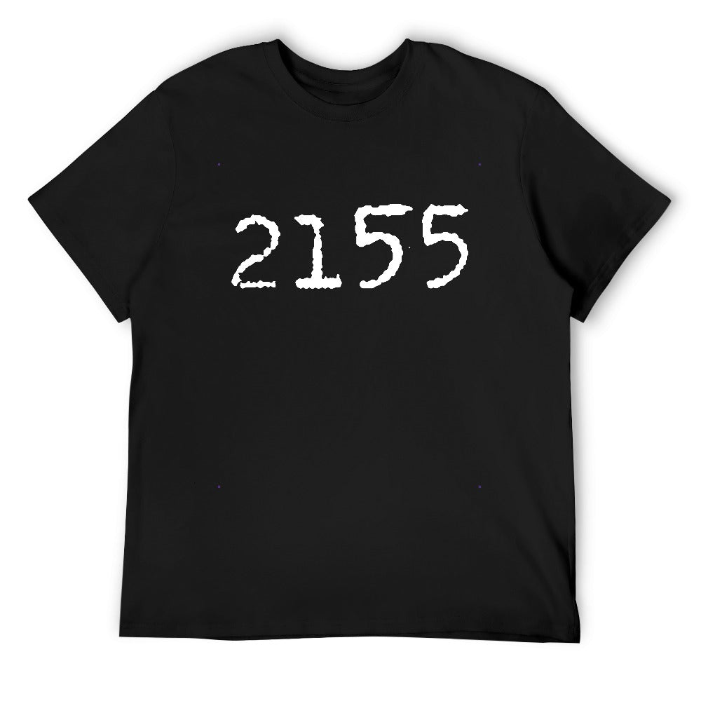 2155 Men's T-shirt 100% cotton - Black