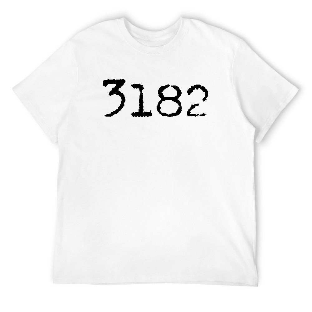 3182 Men's T-shirt 100% cotton - White