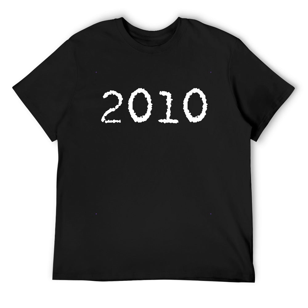 2010 Men's T-shirt 100% cotton - Black