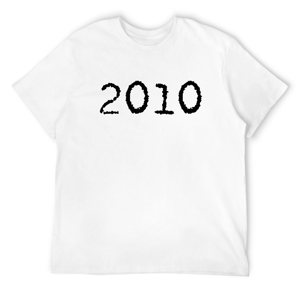 2010 Men's T-shirt 100% cotton - White