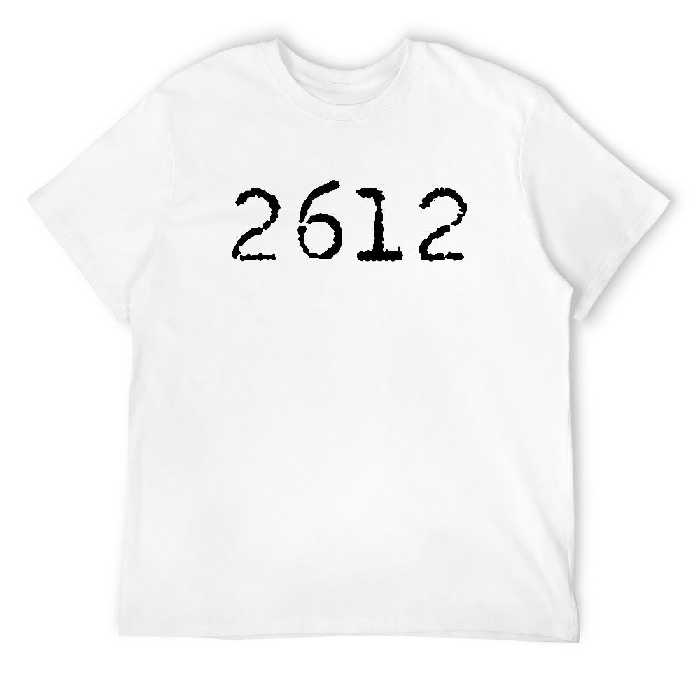 2612 Men's T-shirt 100% cotton - White