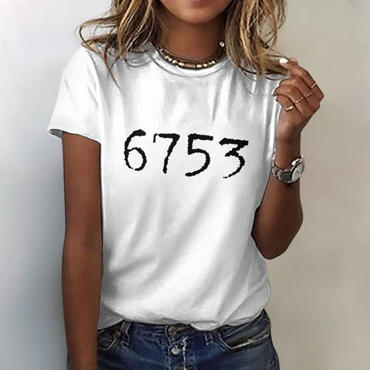 6753 Women's 100% Cotton T-Shirt - White