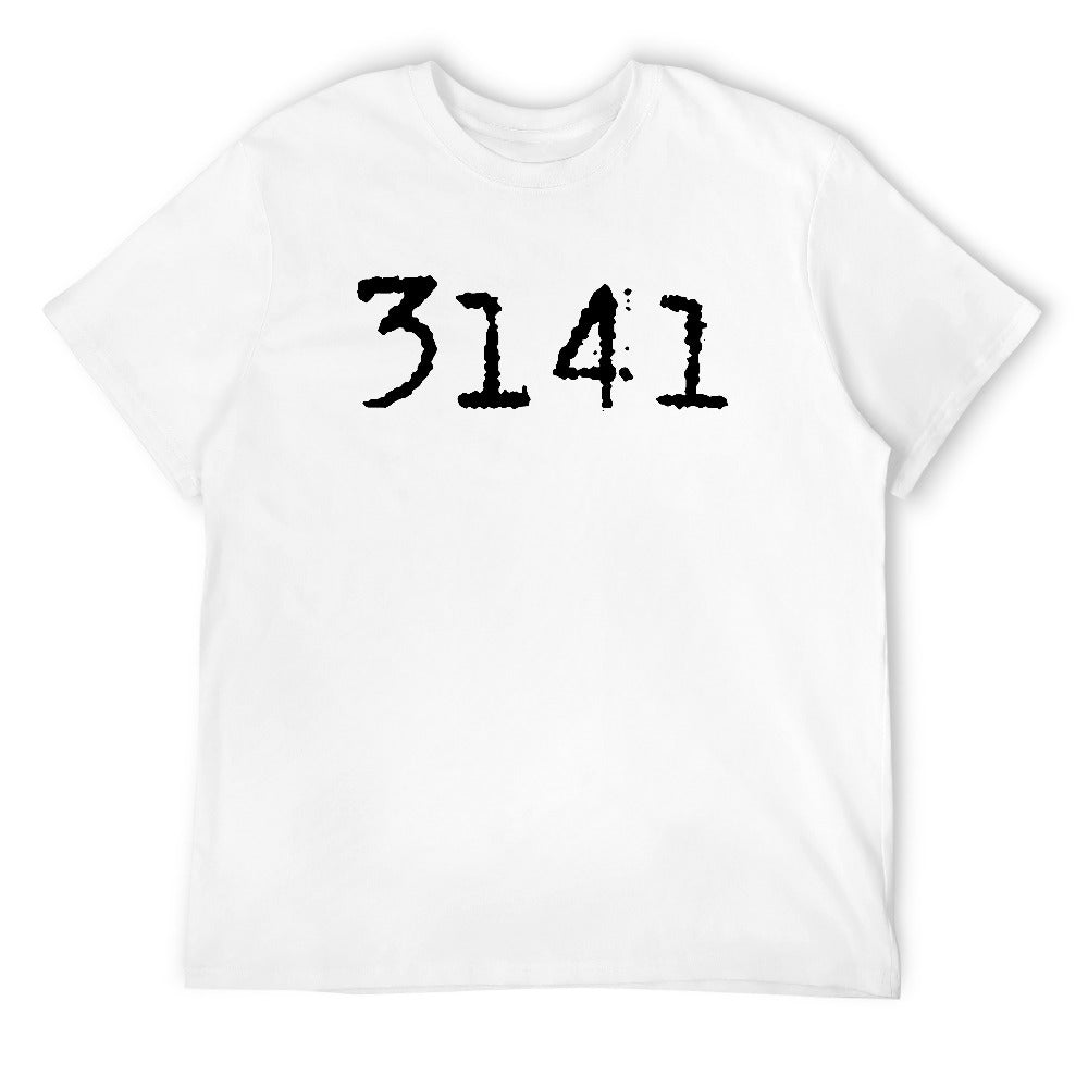 3141 Men's T-shirt 100% cotton - White