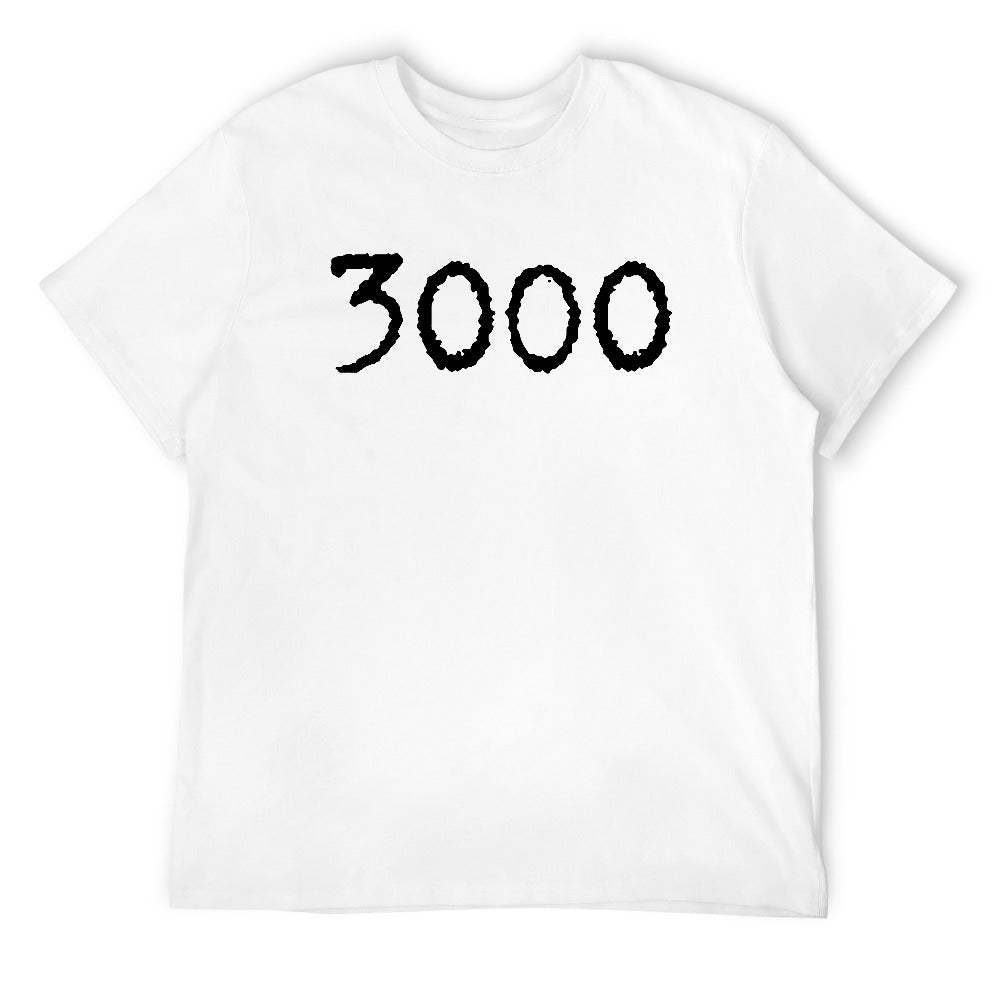 3000 Men's T-shirt 100% cotton - White