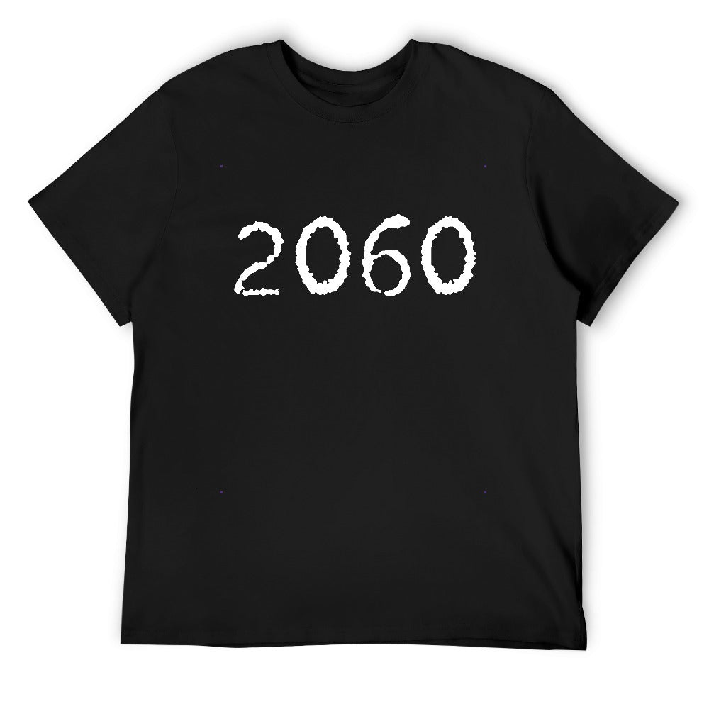 2060 Men's T-shirt 100% cotton - Black